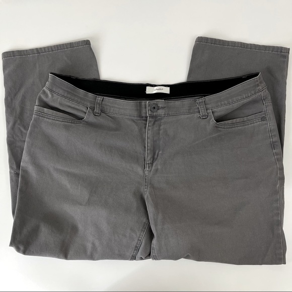 CJ Banks Woman’s Gray Pants Size 20W Petite - Picture 1 of 8
